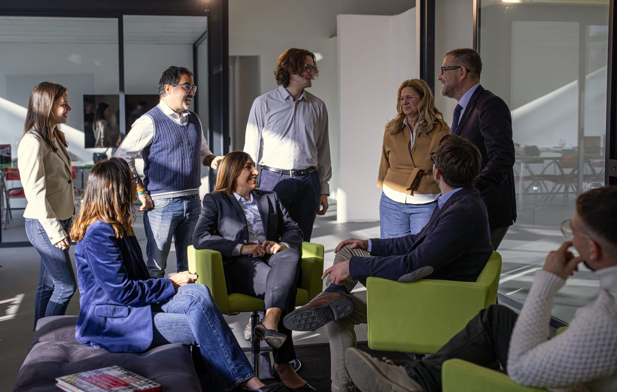 Il team in agenzia